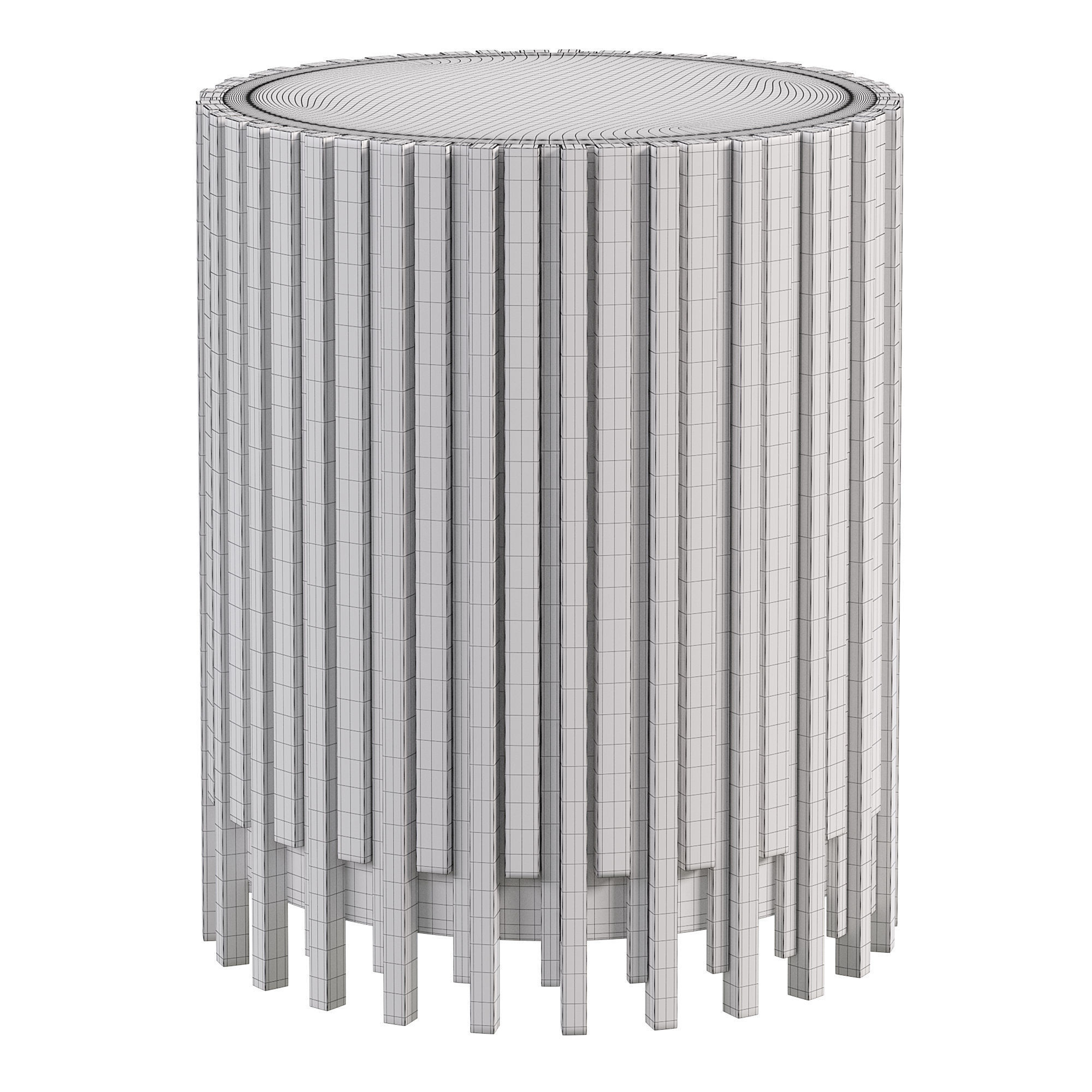 Loren Side Table by Elvemobilya 3D model_3