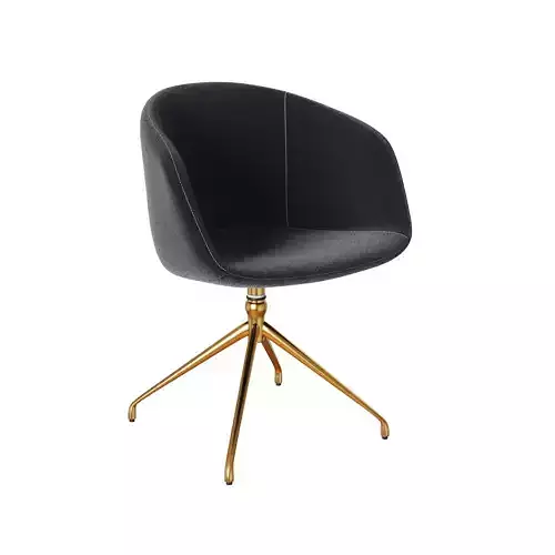 Sunpan dina swivel dining armchair 3D model