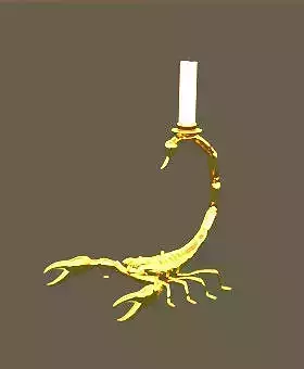 Scorpion candle holder 3D model
