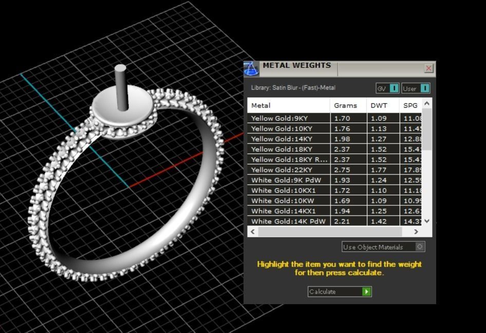 pearl ring 3D print model_15