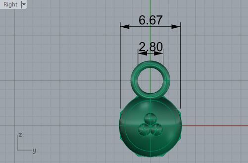 Separable bomb 3742 3D print model 3D print model_6
