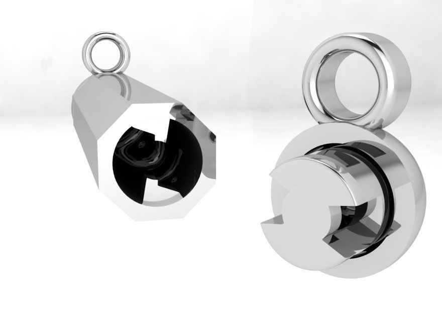 Separable bomb 3742 3D print model 3D print model_2