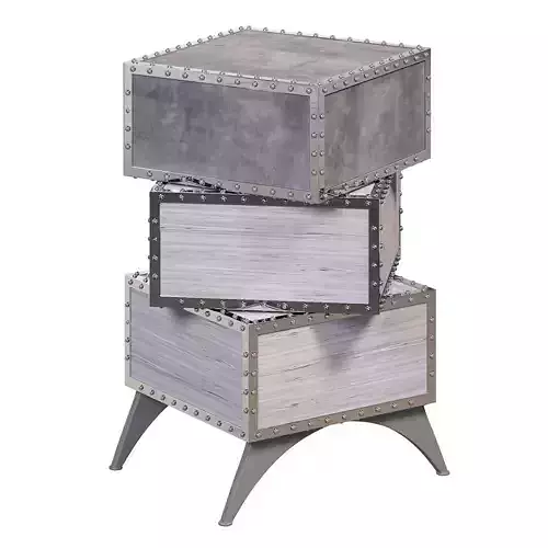 Trio Side Table By Elve Luxury 3D model