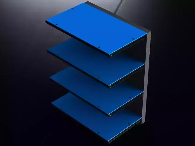 Aluminum Wall Mount Shelving