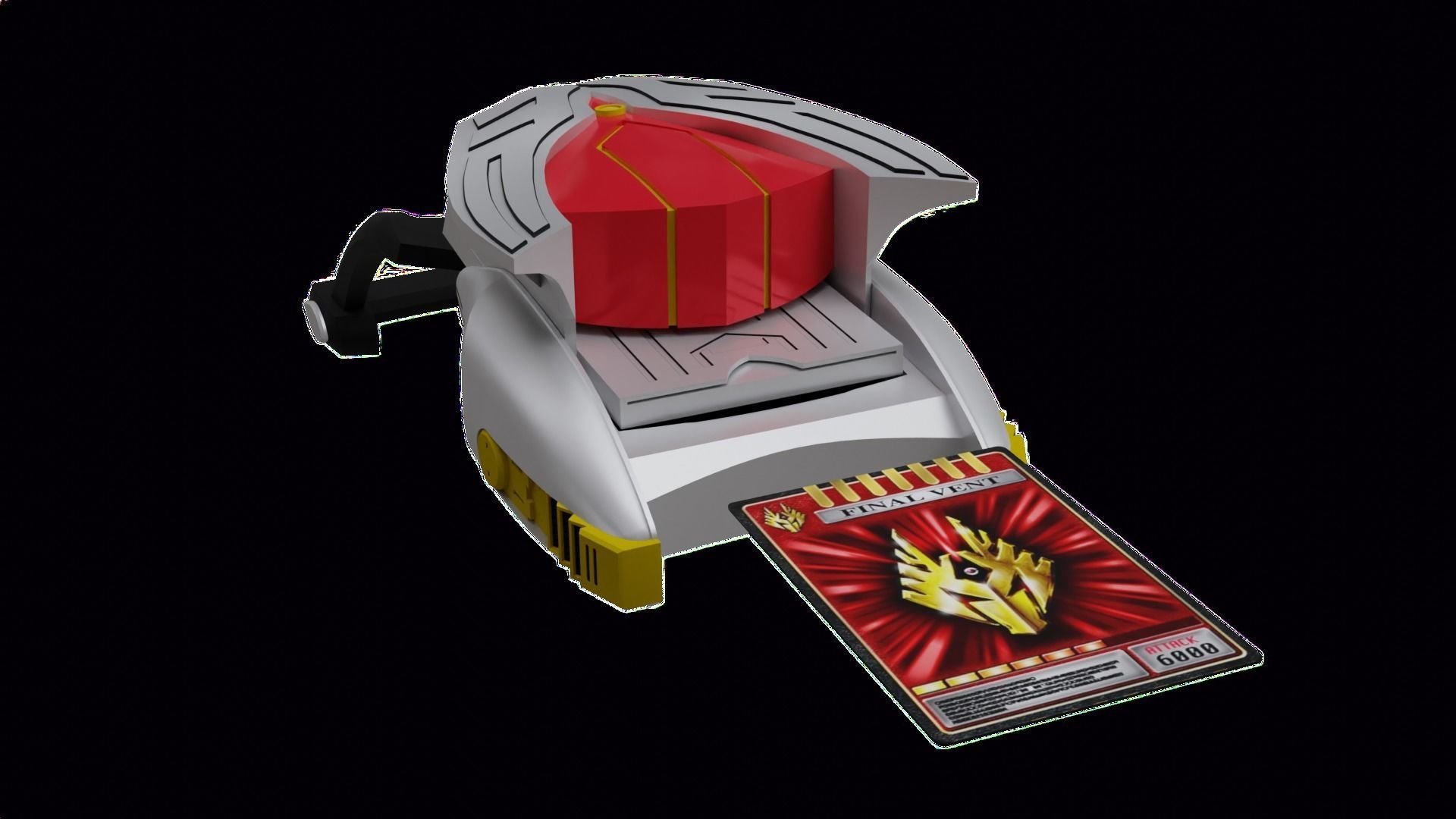 Dragvisor  Kamen rider Ryuki 3D model_6