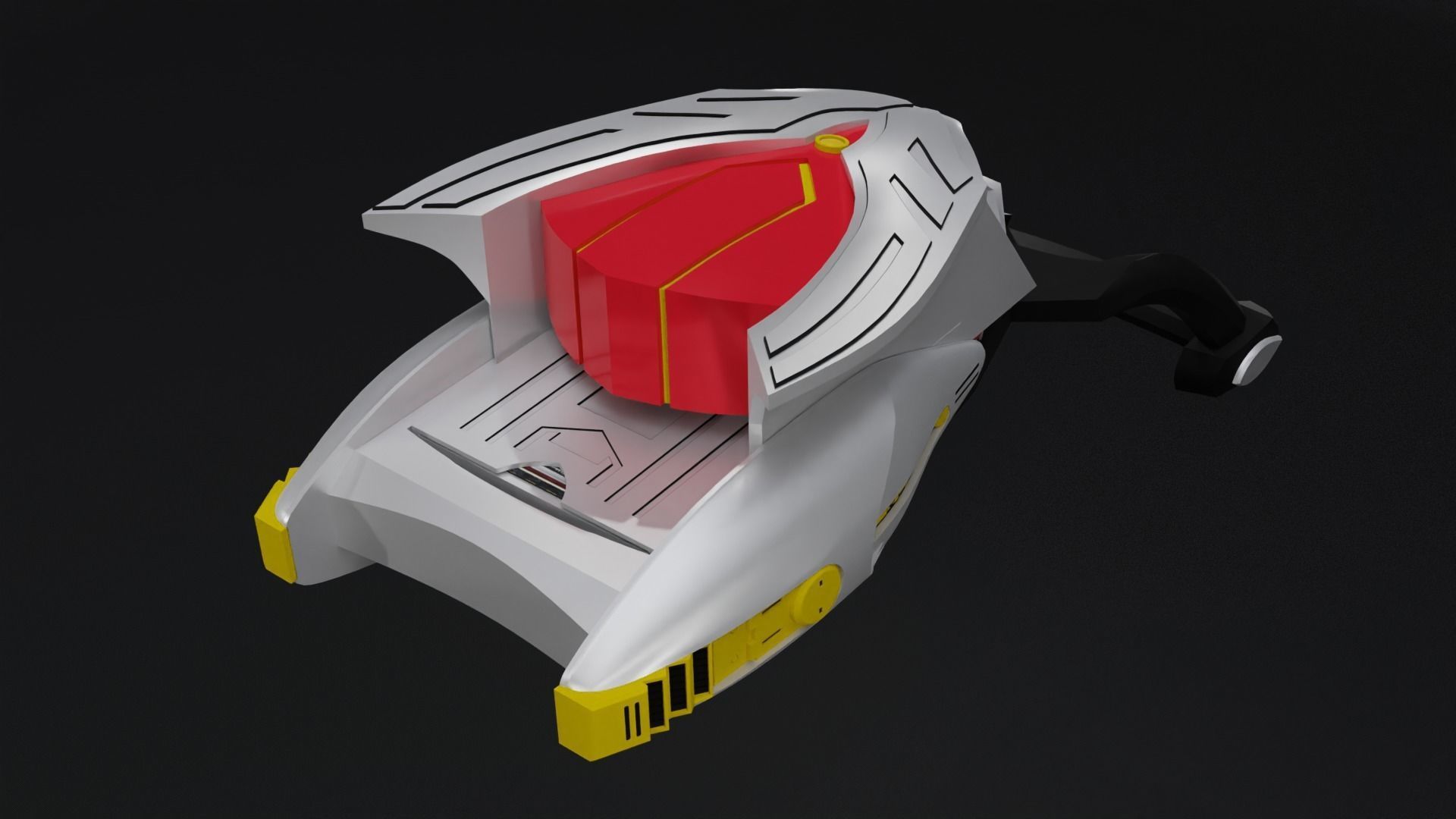 Dragvisor  Kamen rider Ryuki 3D model_1