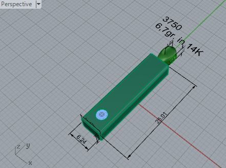 Cartier style pendant 3750 3D print model 3D print model_7