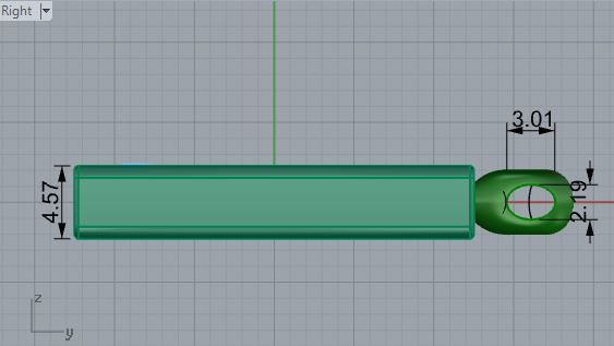 Cartier style pendant 3750 3D print model 3D print model_6