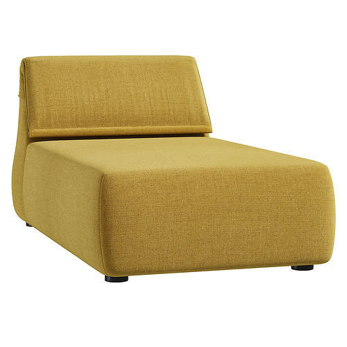 Highlands chaise longue by Patricia Urquiola 3D model