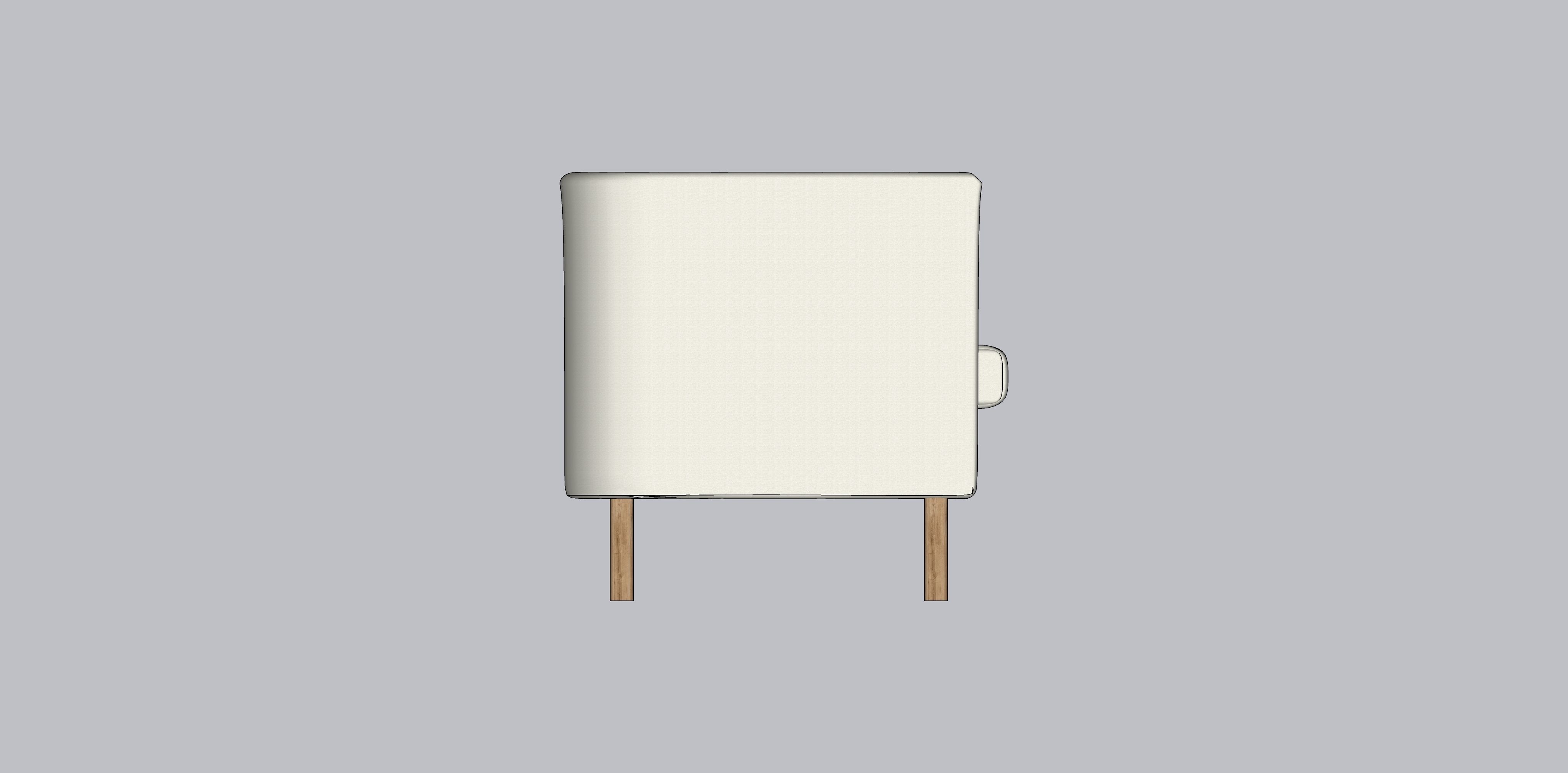Armchair IKEA SOLSTA OLARP 3D model CGTrader