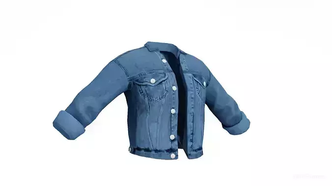 Stylish Unisex  Rigged Jeans Jacket 