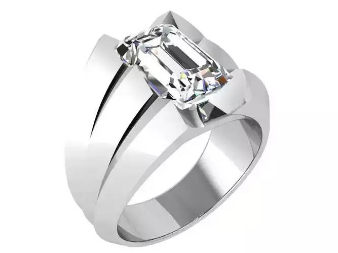 Round ring with 3 rows 3754 3D print model