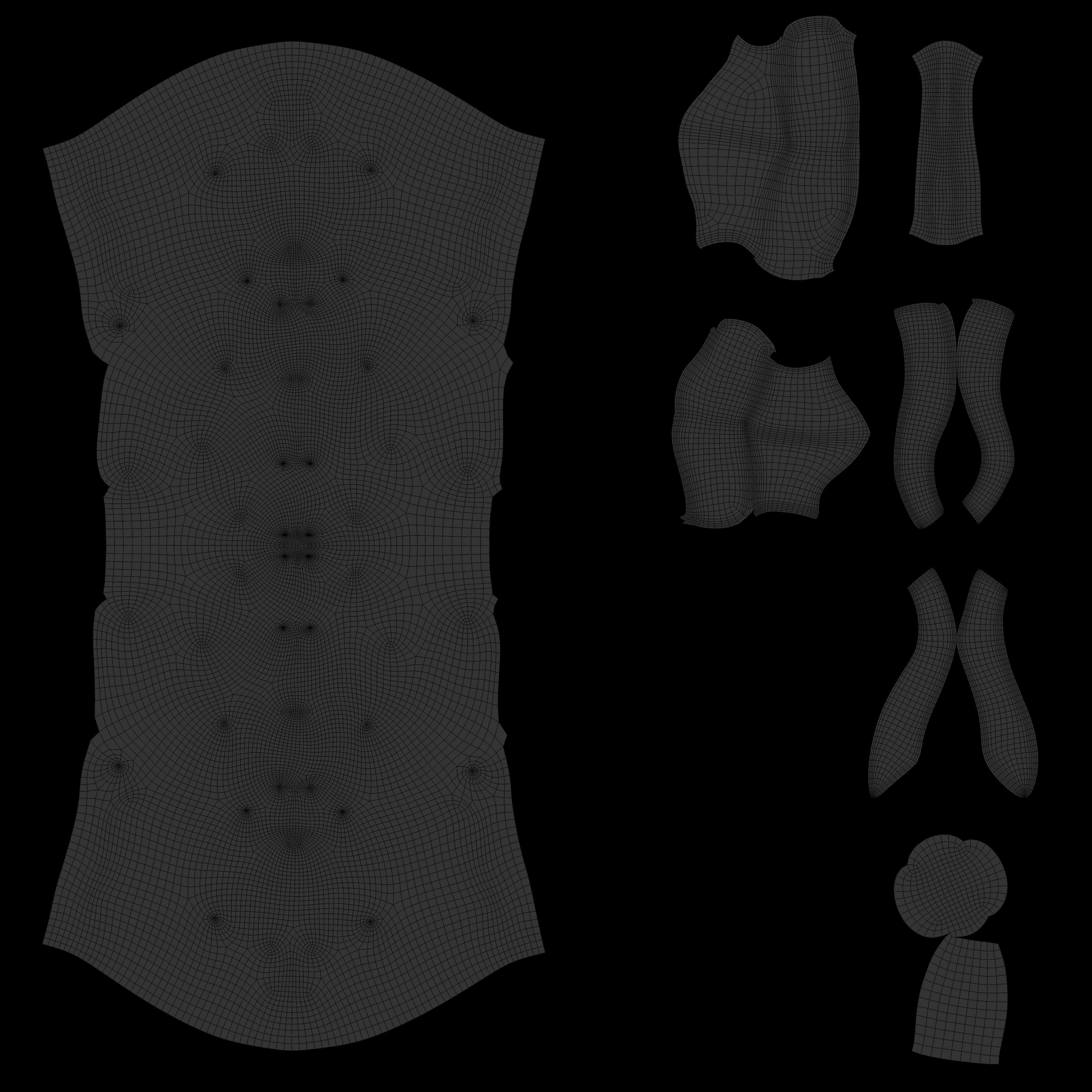 Beautiful Christmas fir wreath with bow  3D model_8