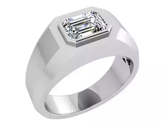Ring with design style 3755 3D print model