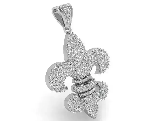 Stylish pendant 3757 3D print model