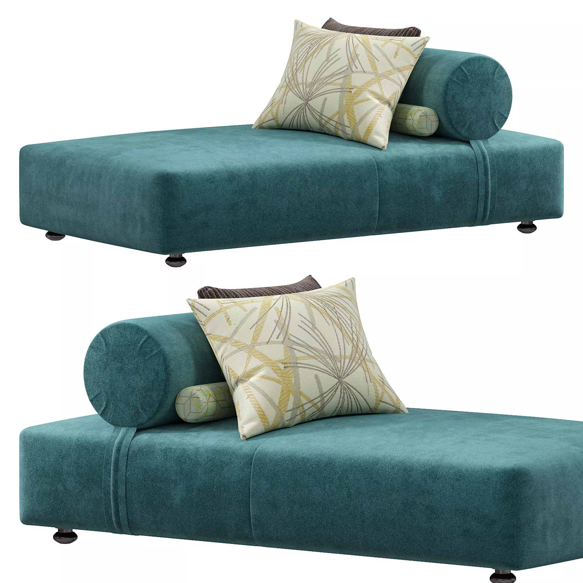 Mezze chaise longue by Annabel Karim Kassar 3D model_0