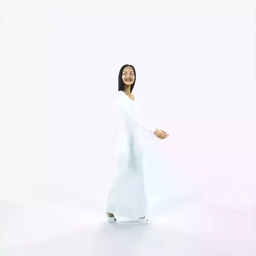 Passion 26M Event Elegant Walking Asian Woman