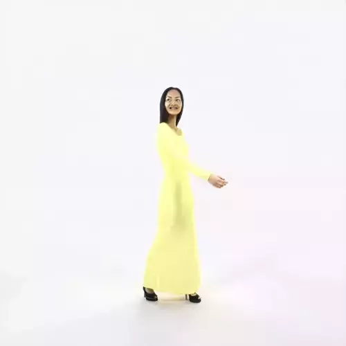 Passion 26I Event Elegant Walking Asian Woman