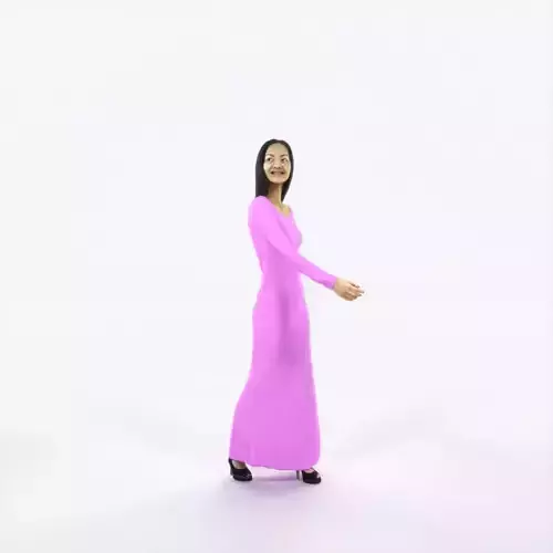 Passion 26H Event Elegant Walking Asian Woman