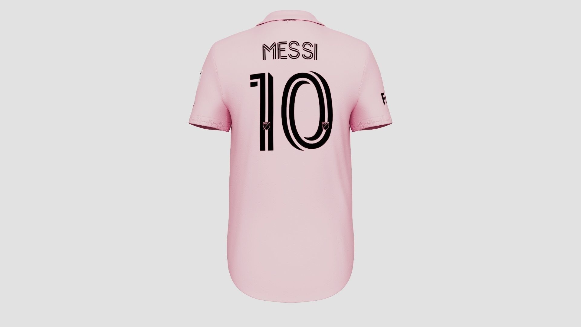 3D model Inter Miami CF Lionel Messi Jersey VR / AR / low-poly | CGTrader
