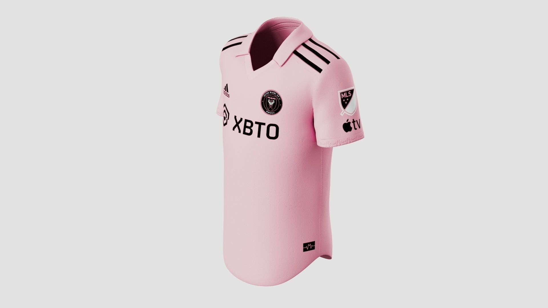 3D model Inter Miami CF Lionel Messi Jersey VR / AR / low-poly | CGTrader