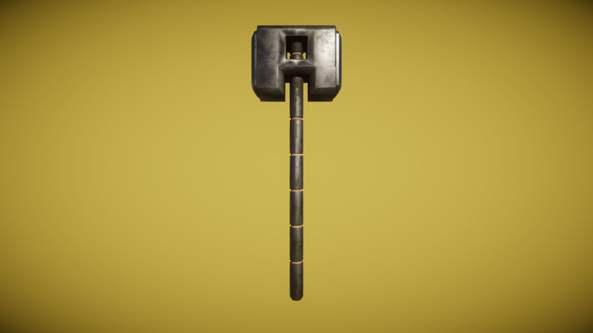 Real World - Medieval Hammers Low-poly 3D model_8