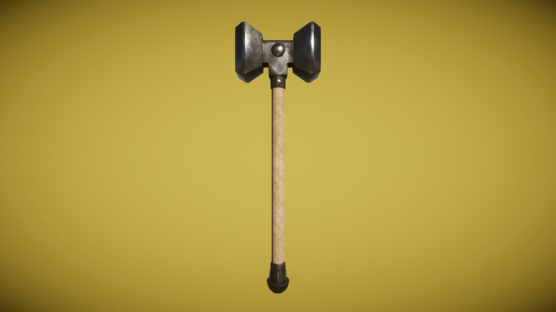 Real World - Medieval Hammers Low-poly 3D model_17