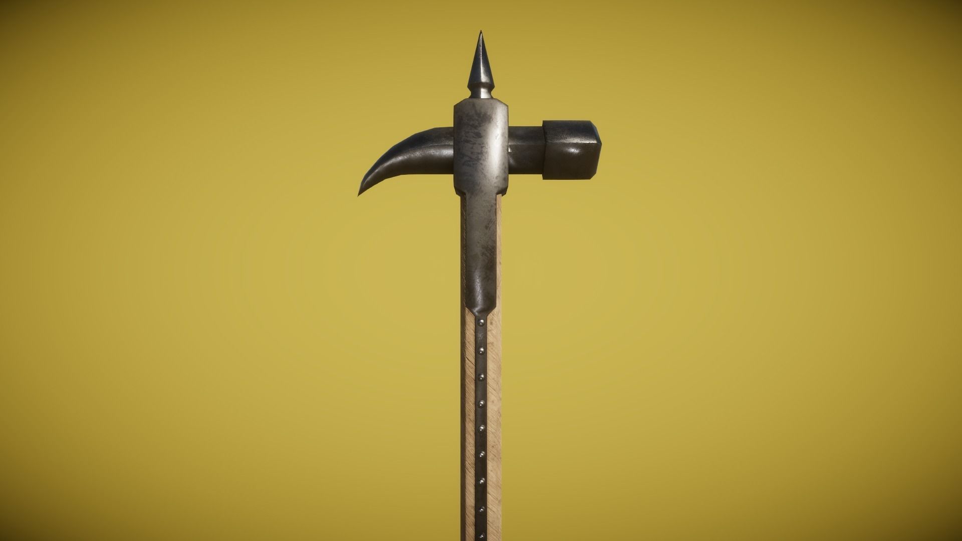 Real World - Medieval Hammers Low-poly 3D model_15