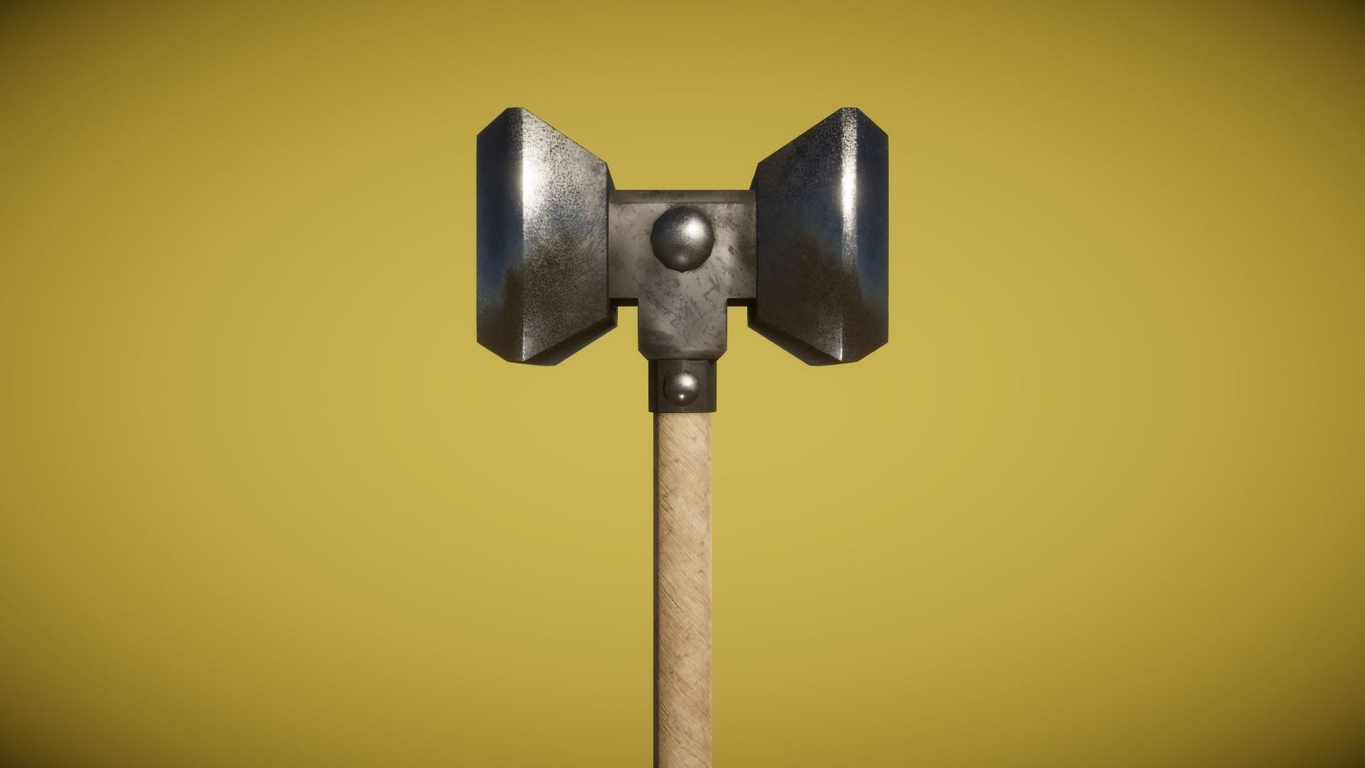 Real World - Medieval Hammers Low-poly 3D model_19