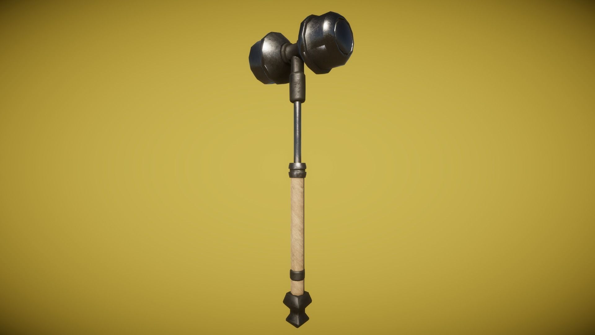 Real World - Medieval Hammers Low-poly 3D model_22