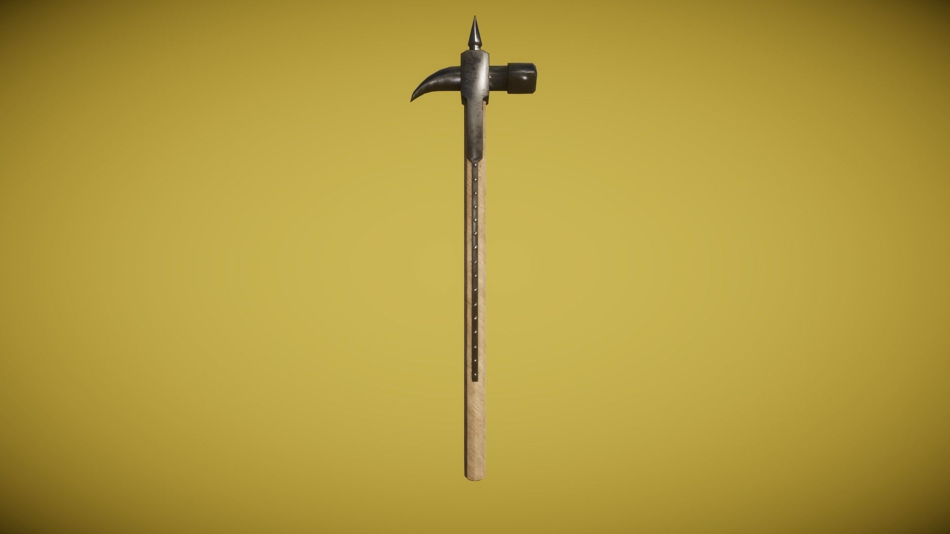 Real World - Medieval Hammers Low-poly 3D model_13