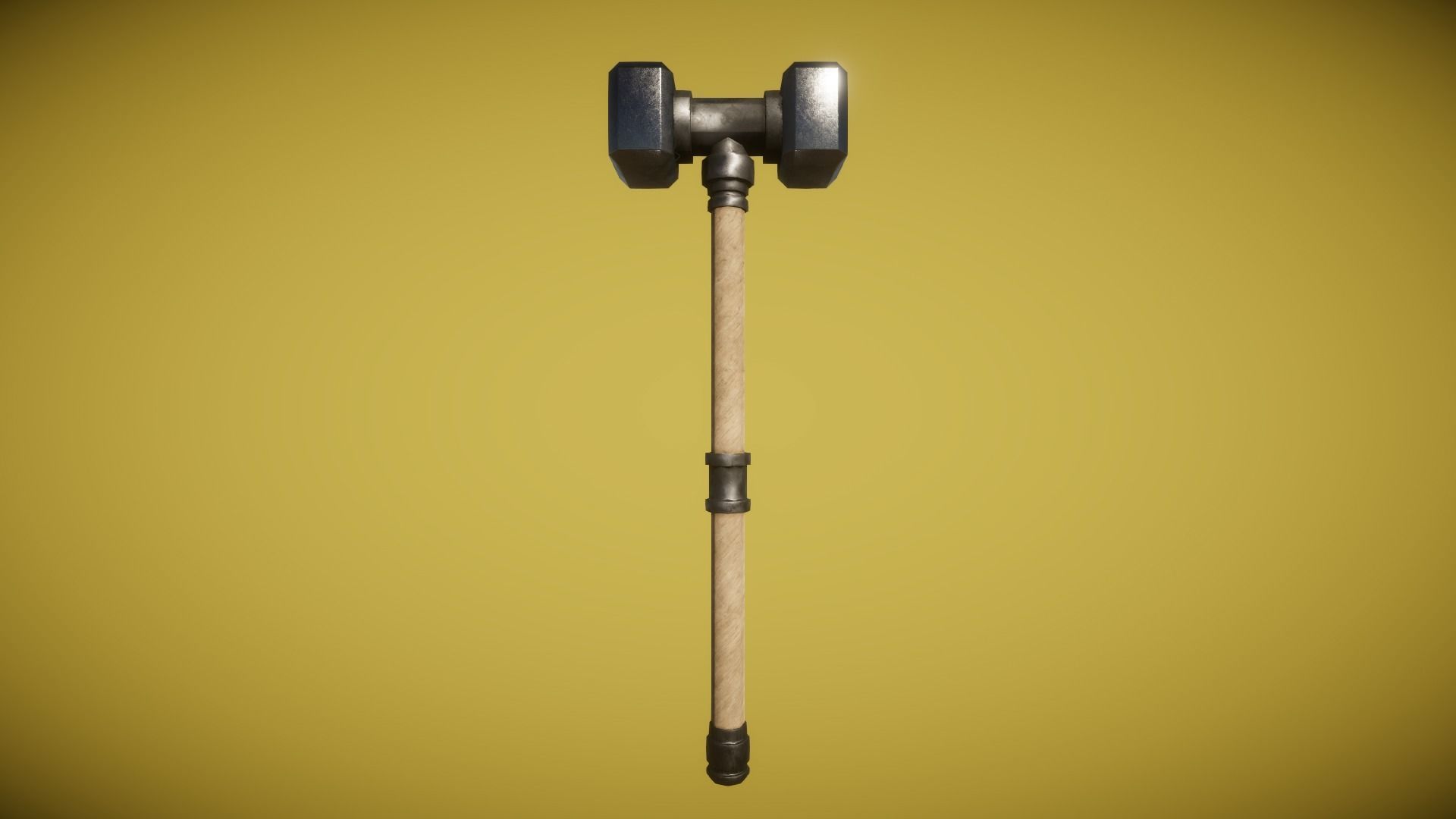 Real World - Medieval Hammers Low-poly 3D model_3