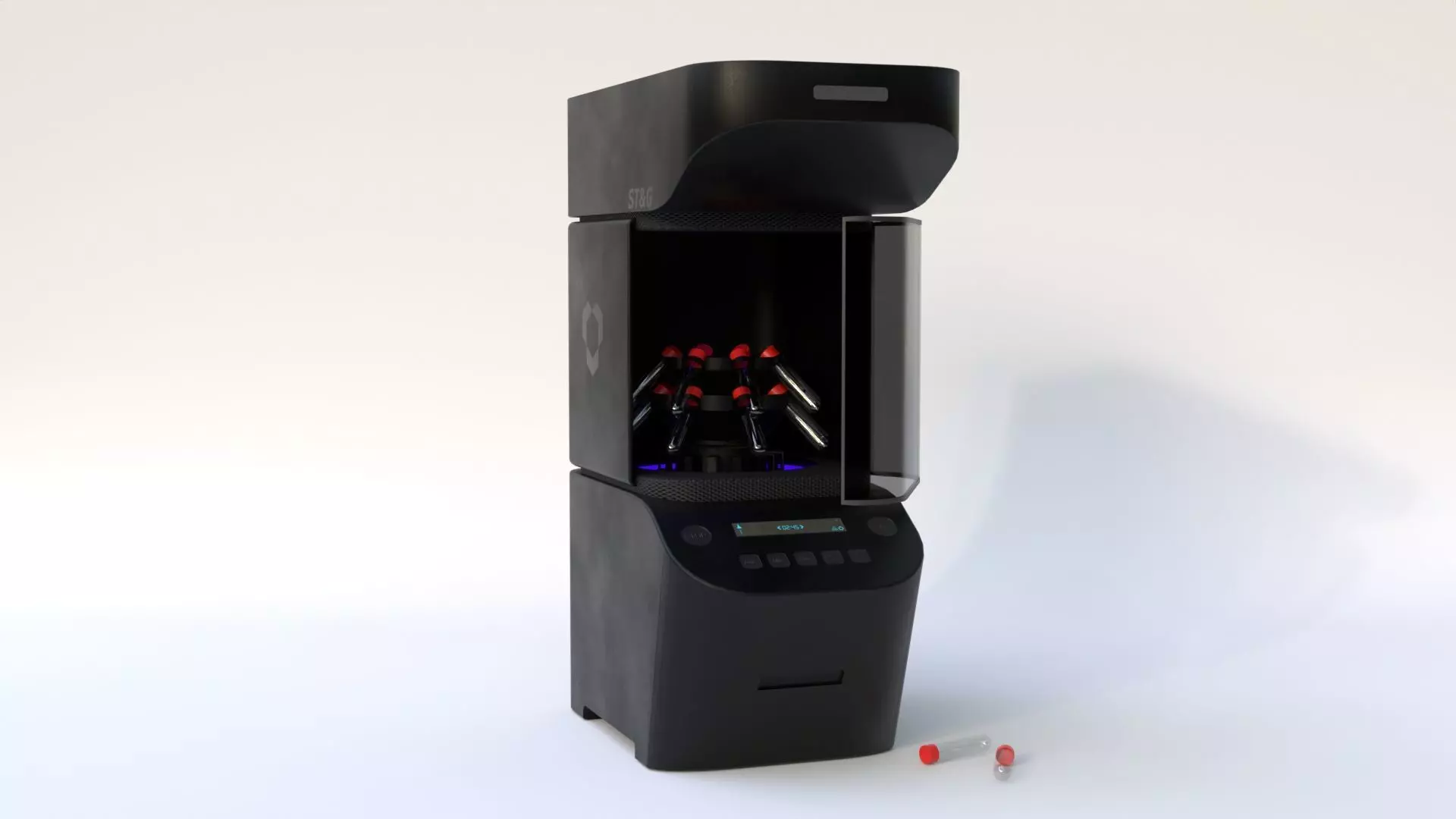 Centrifuge Low-poly 3D model
