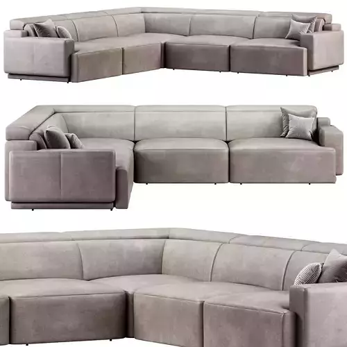 Iago Modular corner Sofa by Natuzzi