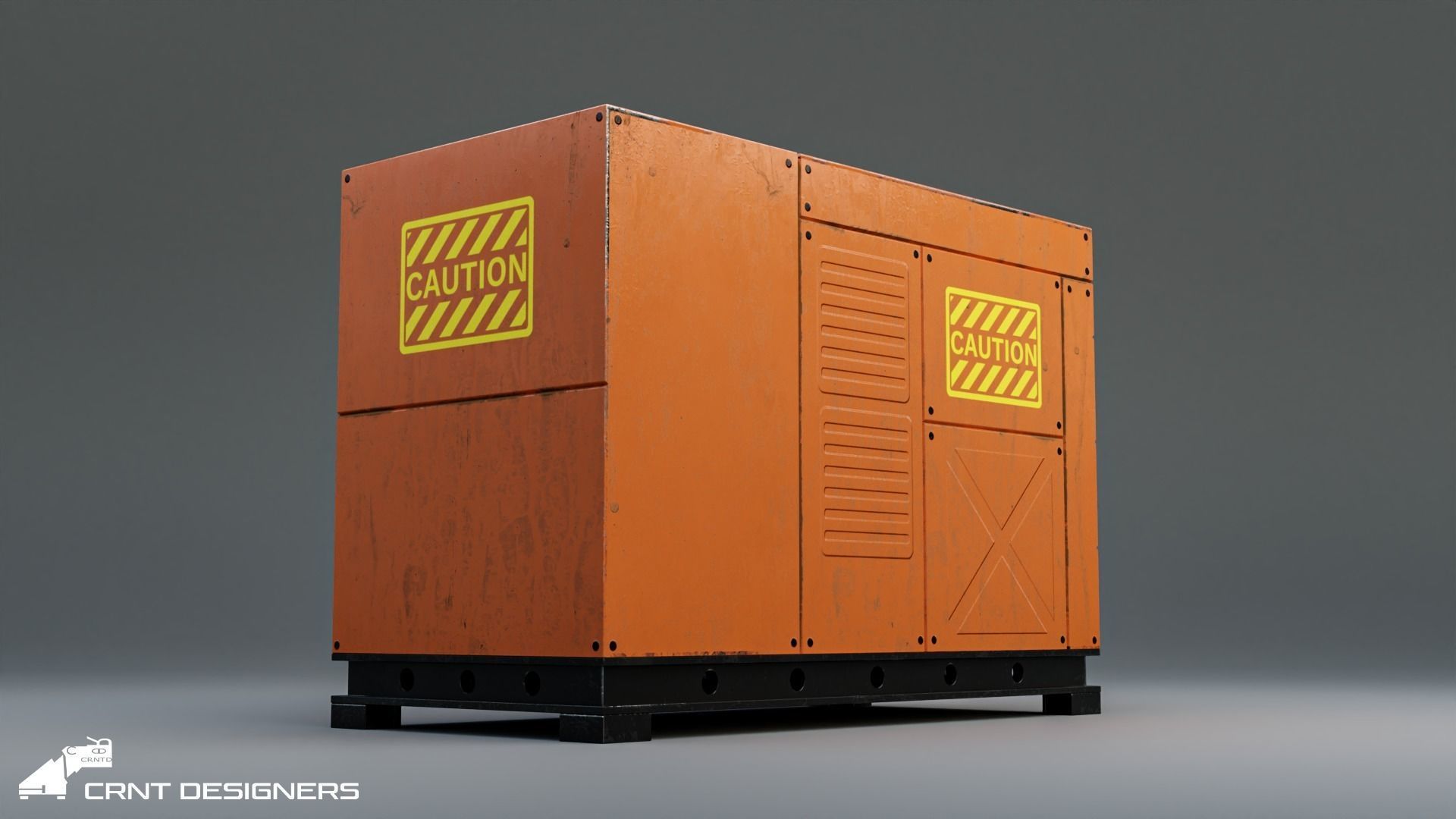 Power Generator Low-poly 3D model_2