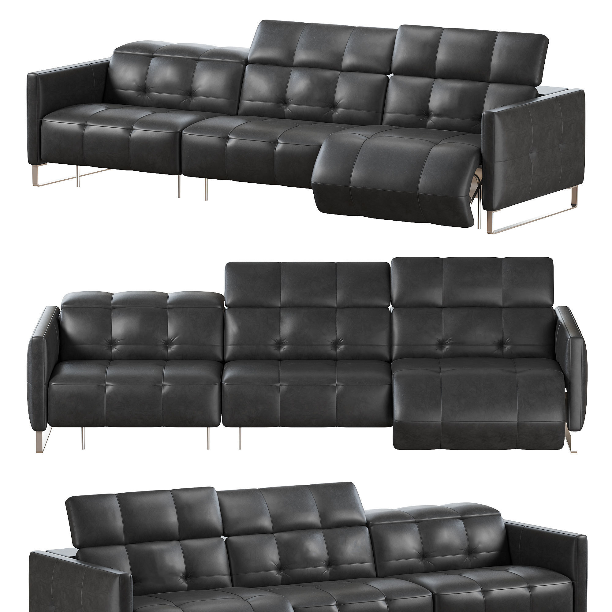 Philo Sofa by Natuzzi 3D model_1