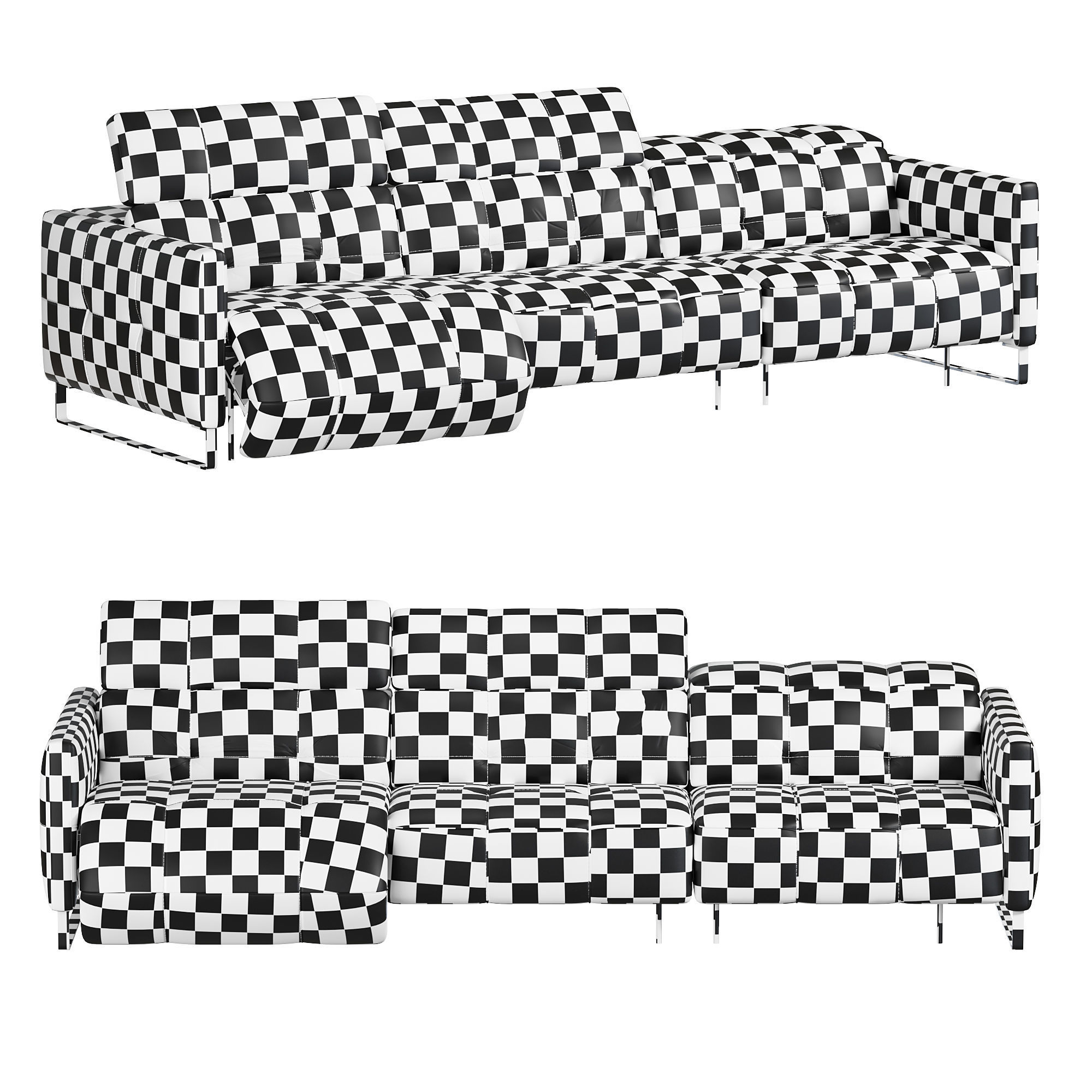 Philo Sofa by Natuzzi 3D model_3