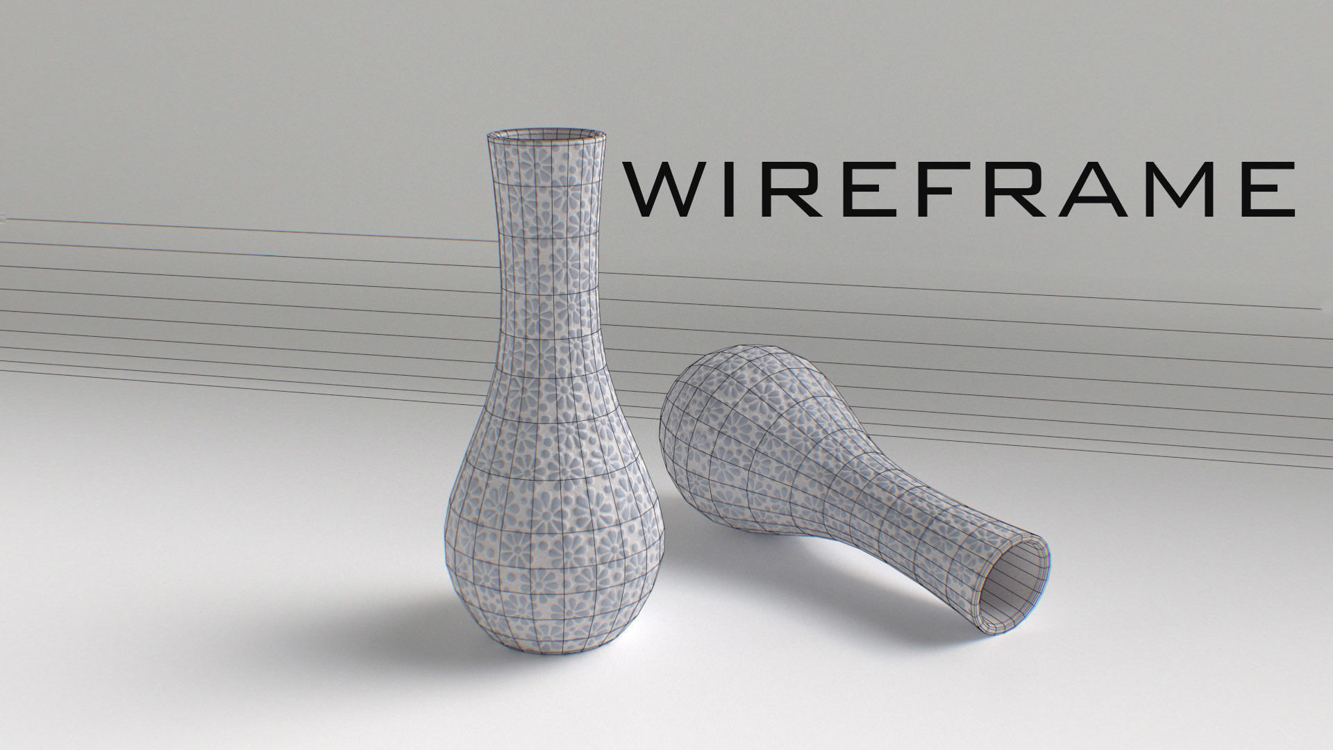 Flower Pot Low-poly 3D model_7