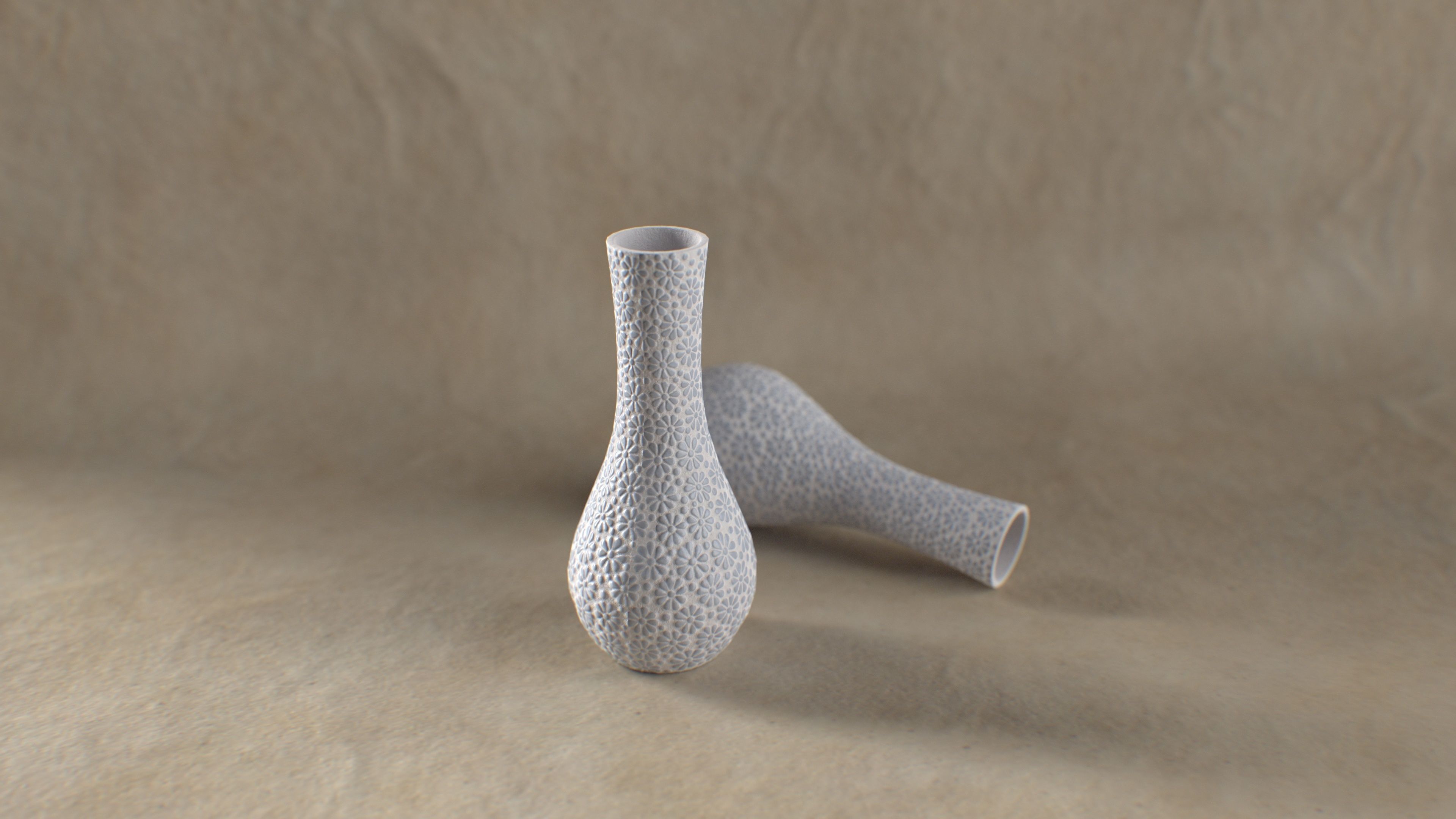 Flower Pot Low-poly 3D model_2