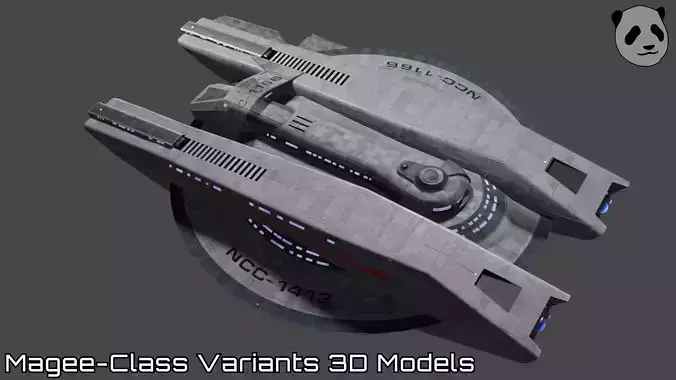 Star Trek Magee-Class Variants 3D Model Collection