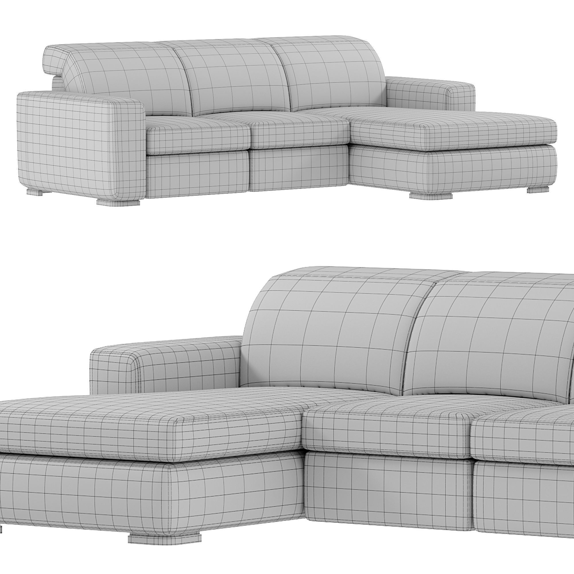 Diesis Sofa by Natuzzi 3D model_3