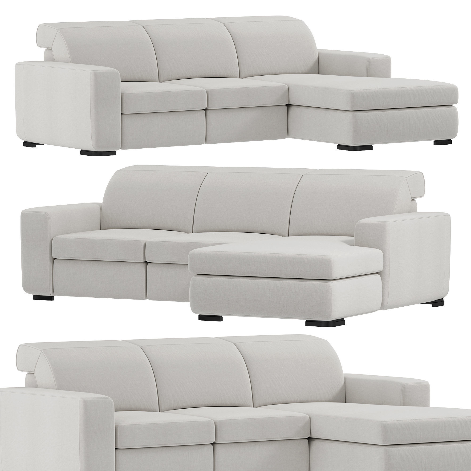 Diesis Sofa by Natuzzi 3D model_1