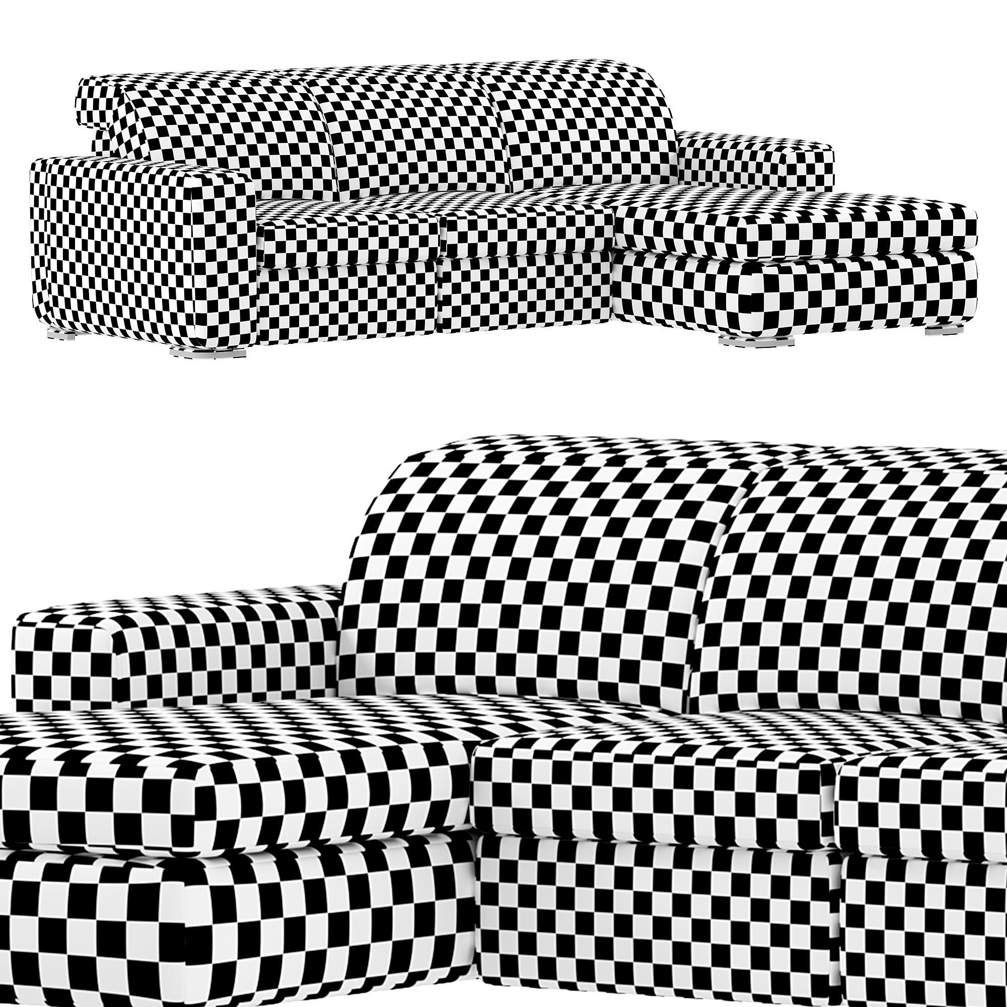 Diesis Sofa by Natuzzi 3D model_4