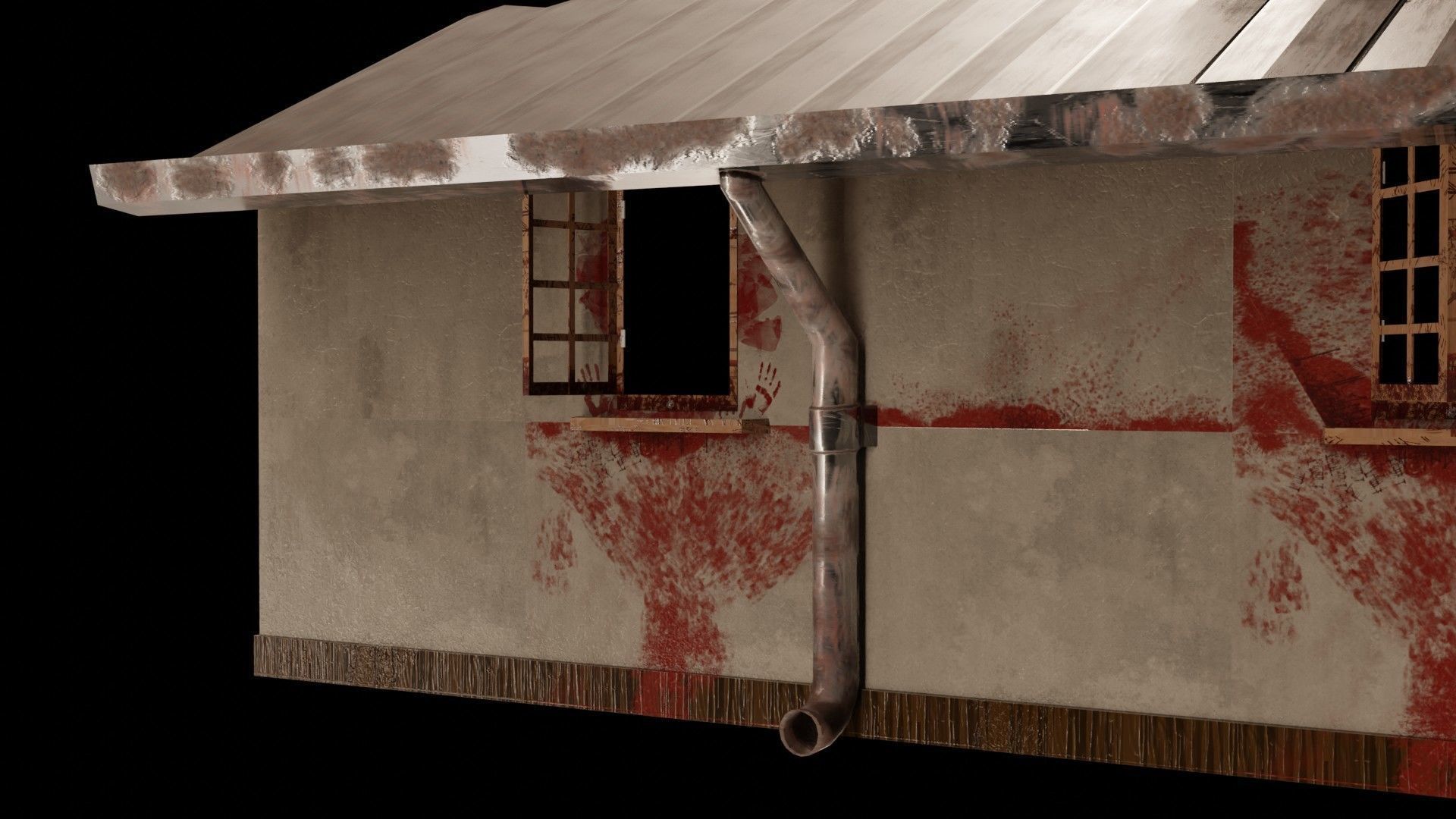 Gothic Wall Roof Collection Low-Poly PBR Assets with High Res  Low-poly 3D model_3