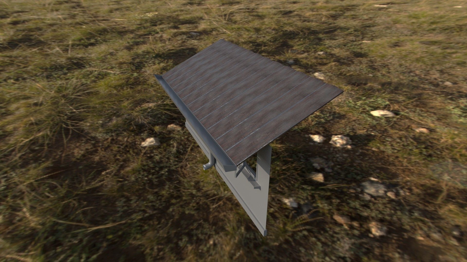 Gothic Wall Roof Collection Low-Poly PBR Assets with High Res  Low-poly 3D model_16