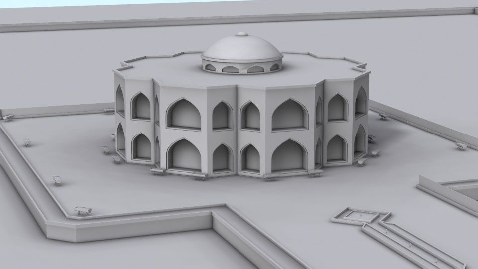 El Goli Mansion 3D model_1