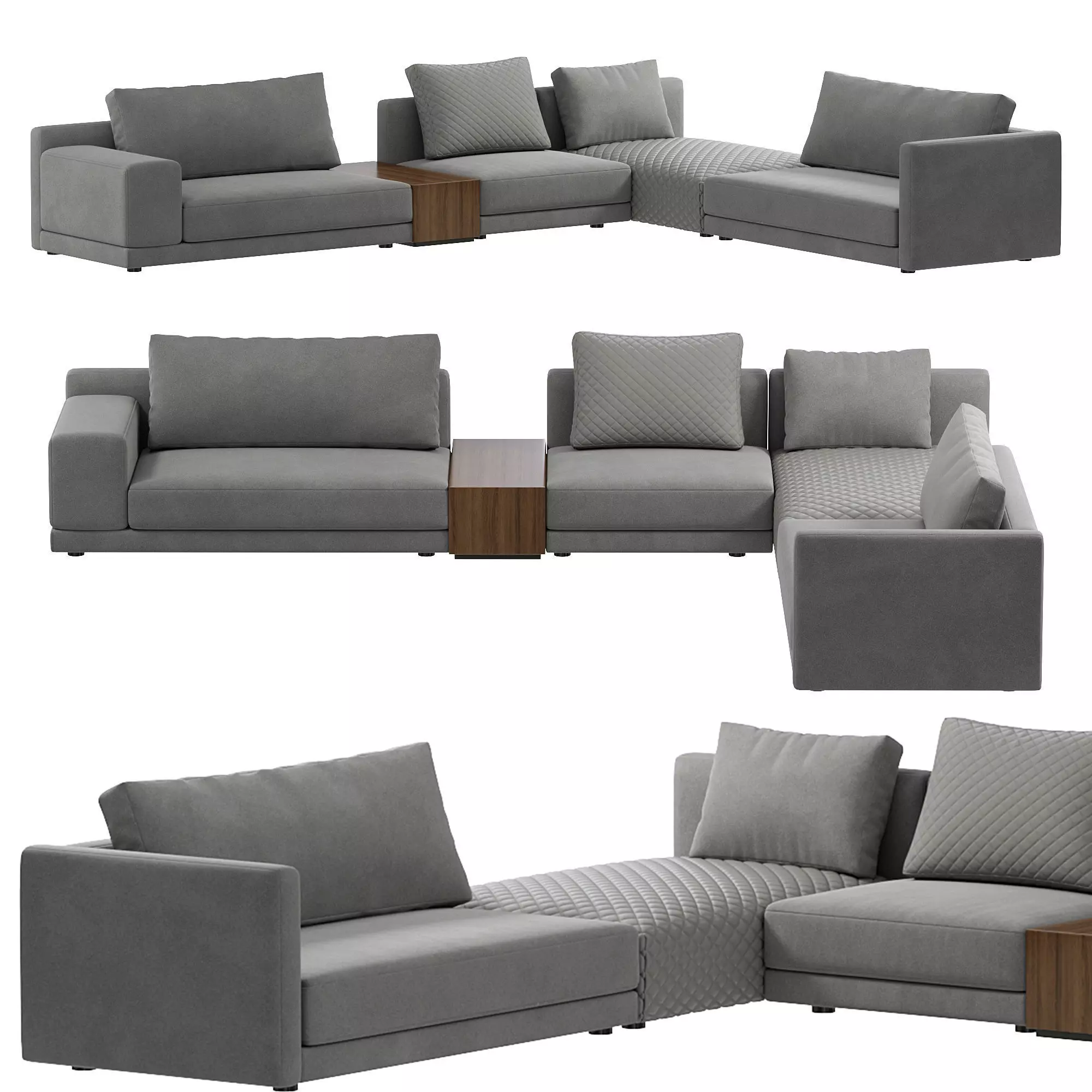 Melpot Modular Sofa by Mauro Lipparini 3D model