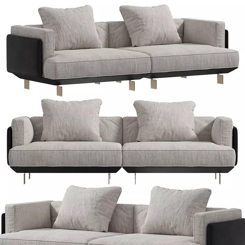 Campus Sofa by Mauro Lipparini 3D model_0