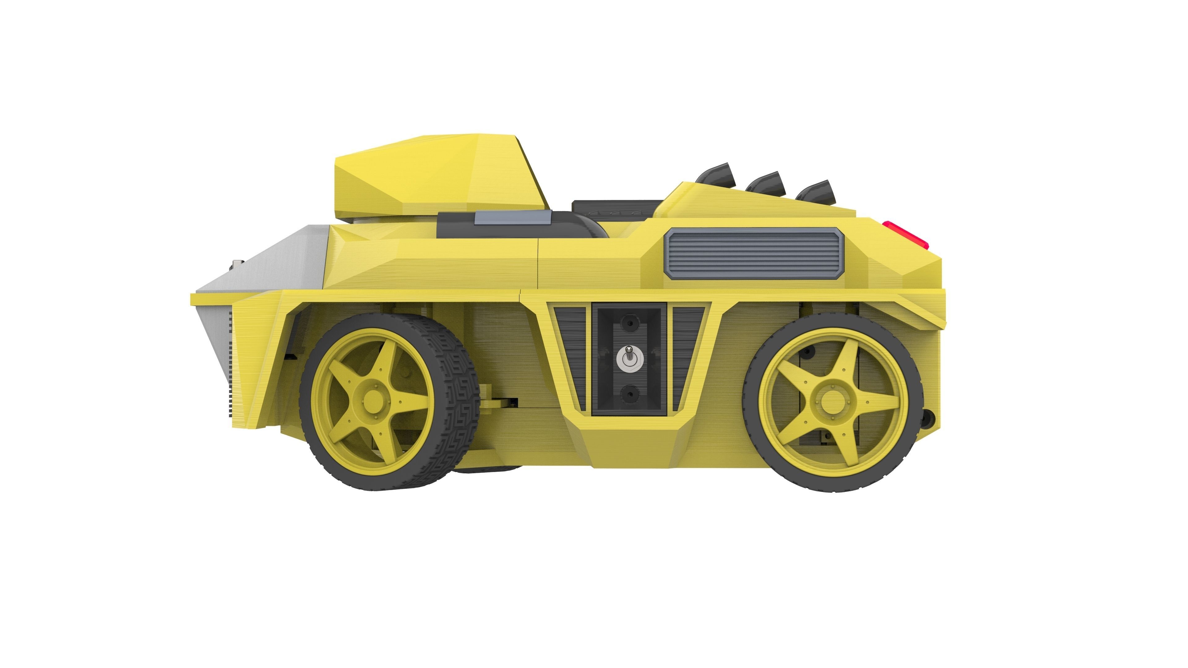 Pathfinder - Housing for RC Car  - Printable 3d model - STL 3D print model_6