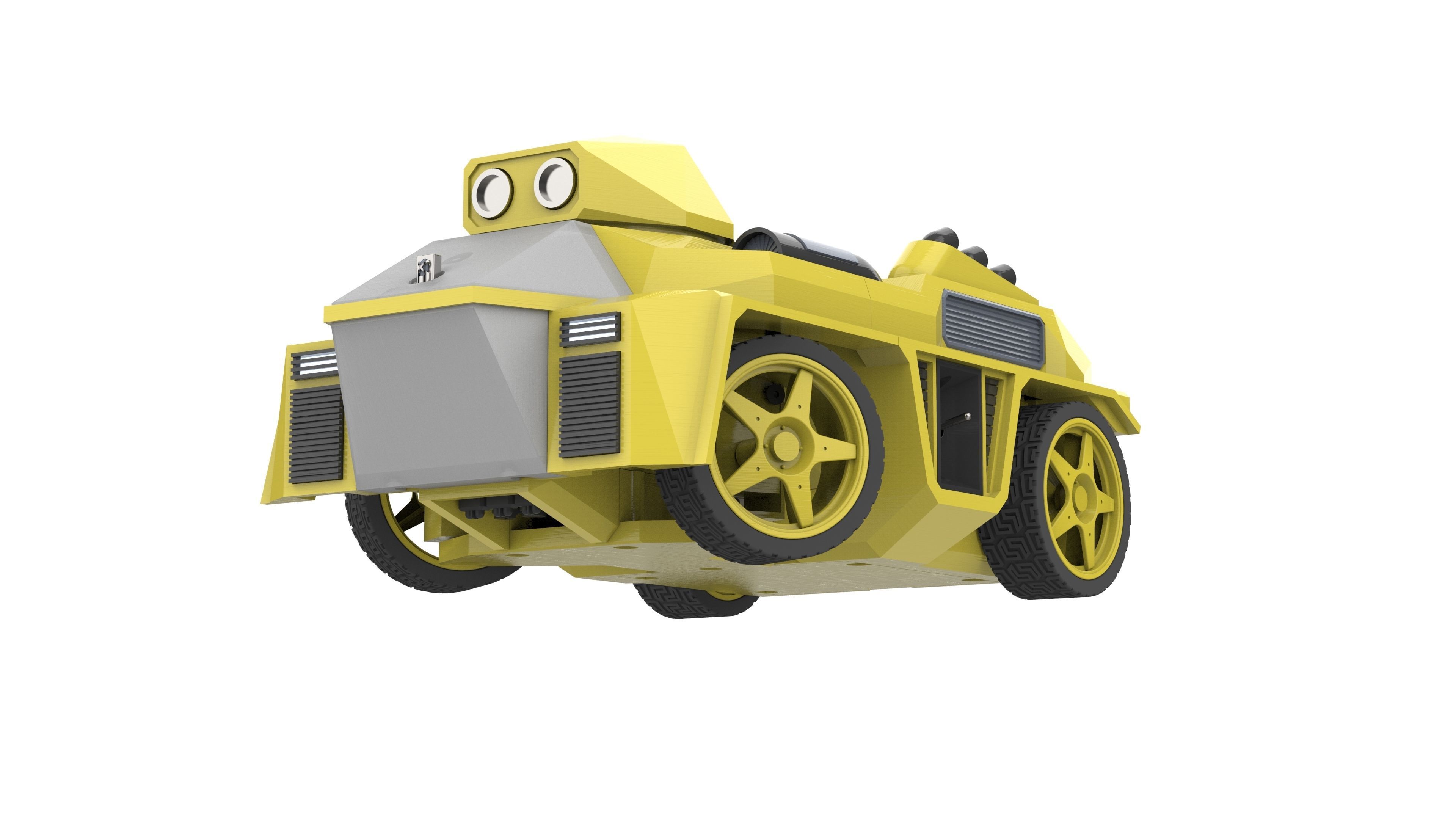 Pathfinder - Housing for RC Car  - Printable 3d model - STL 3D print model_20